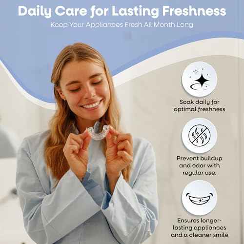 Dr. Taylor¡¯s Denture and Retainer Cleaner Tablets (120 count) Effectively Removes Stains, Plaque, and Odor - Sports guards, Night Guards, Clear Aligners & Dentures Refreshing Mint Flavor