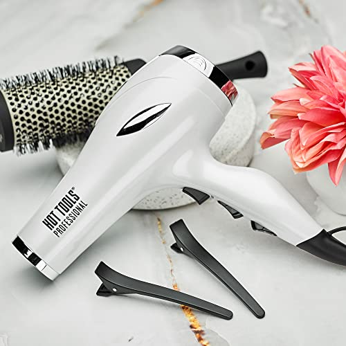 Hot Tools Pro Artist 2400 Turbo Ceramic + Ionic Hair Dryer | Fast Dry, Lightweight