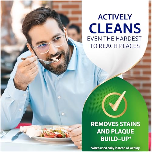 Polident 3 Minute Antibacterial Denture & Retainer Cleaner Tablets, 180 Count