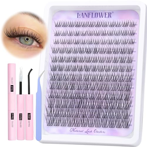 Wispy Lash Clusters Kit - 144pcs C Curved Extensions 10-16mm
