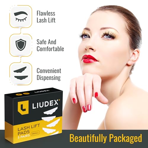 Silicone Lash Lift Shields Small 5 Pairs + 2 Brushes