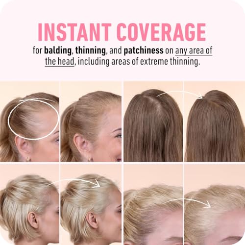 Boldify Hairline Powder Dark Blonde 0.16oz Root Touch Up Compact - Instant Hair Concealer for Thinning Hair, Stays All Day
