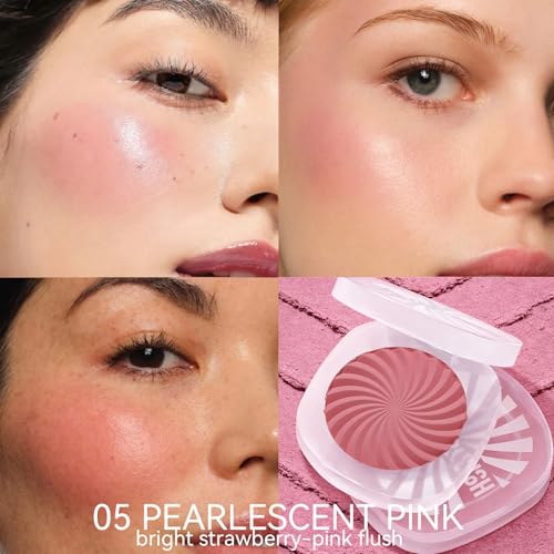 Tintark Cheeky Blush Pearlescent Pink Matte Powder