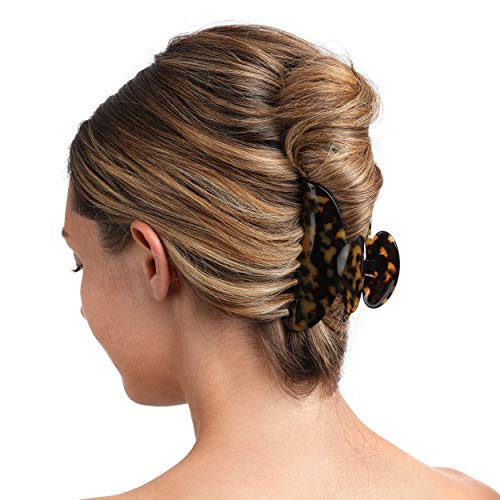 Tortoise & Leopard Print Medium Claw Hair Clips - 3 Pack