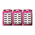 iENVY by KISS Juicy Volume 01 5 Pair Multi Pack (KPEM12) (3 Pack) Short Length Made of Human Natural Hair