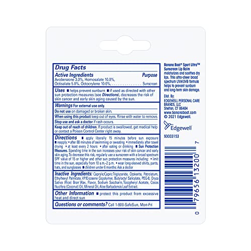 Banana Boat Light As Air Sunscreen Lotion SPF 50 Twin Pack | Lightweight Sunscreen & Sport Ultra SPF 50 Lip Sunscreen Twin Pack | SPF Lip Balm Pack