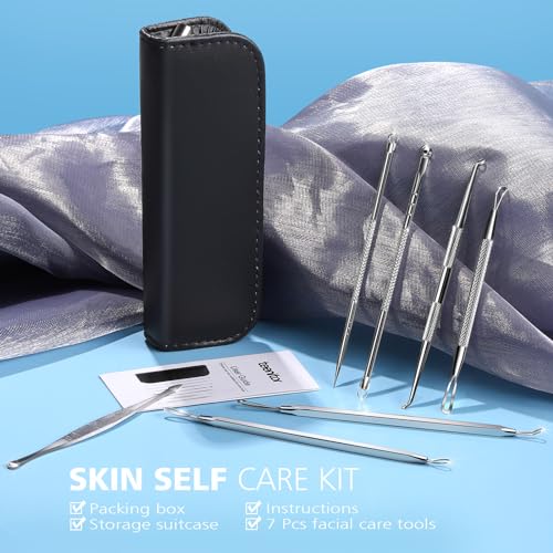 Teenitor 7-in-1 Pimple Popper Tool Kit Stainless Steel Blackhead Remover
