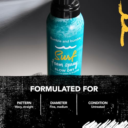 Bumble and bumble Surf Foam Spray Blow Dry Volumizing Hair Mousse (4 oz)