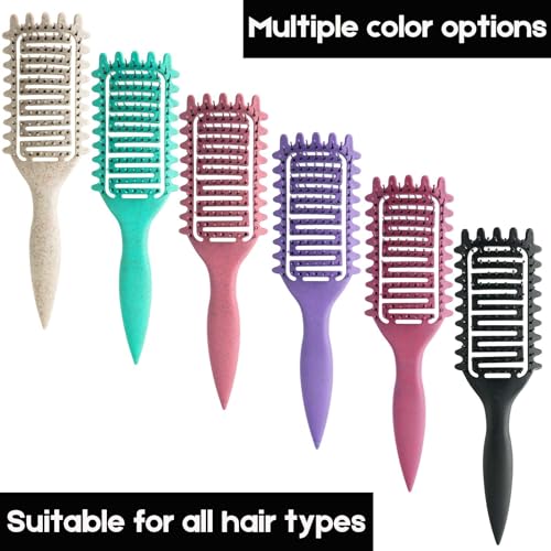 Curl Defining Brush for Curly Hair - Vented Detangling Brush