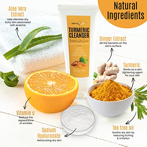 Turmeric Facial Cleanser – Natural Anti-Aging Face Wash for Glowing Skin