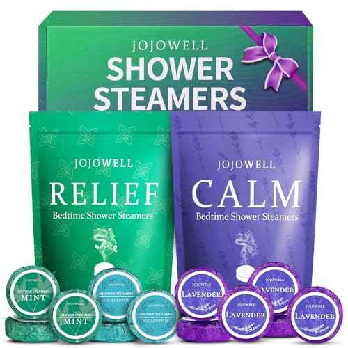 Shower Steamers Aromatherapy -12 Pack Birthday Gifts for Women Men, Shower Bombs with Essential Oils, Eucalyptus for Shower, Nasal Relief, Self Care Home Spa Gifts for Mom, Her