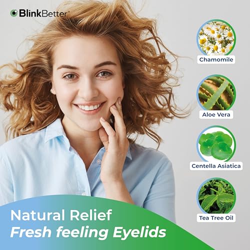 BlinkBetter Tea Tree Oil Eyelid Wipes - 20 Pack