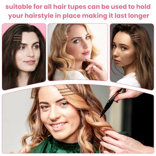 HCYPCV Brown Bobby Pins - All-Day Comfort Hair Accessories (Brown-01)