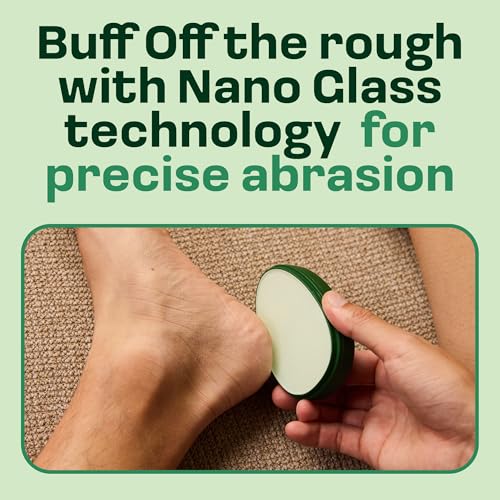 HAPPY SOLES Nano Glass Foot File & Callus Remover for Cracked Heels