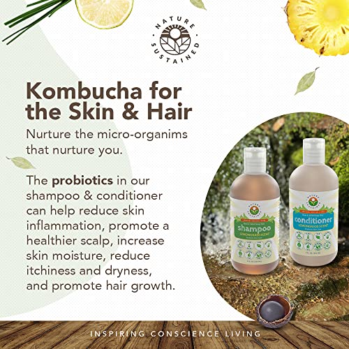 Nature Sustained Lemongrass Sensitive Skin Shampoo & Conditioner Set - 2-Pack, 9 Oz