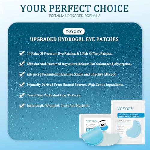 Under Eye Patches Masks - 24K Gold Eye Patch for Dark Circles and Puffy Eyes, Wrinkles, Fine Lines, Eye Bags Treatment with Collagen and Hyaluronic Acid, Moisturizing and Firming (60 Pcs£©Purple
