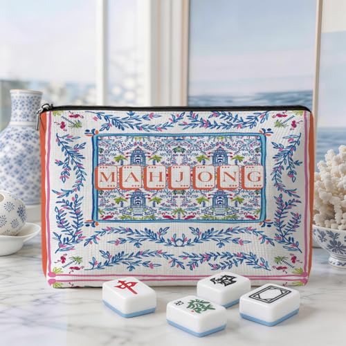 Mahjong Tile Bag - American Mahjong Storage Case, Canvas