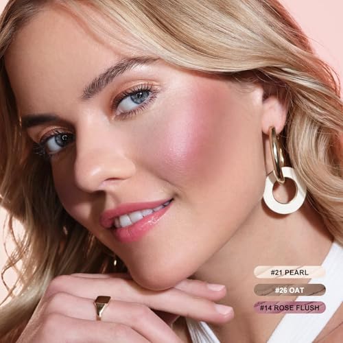 FOCALLURE 3-Piece Cream Contour Sticks Kit - Blush, Bronze & Highlighter