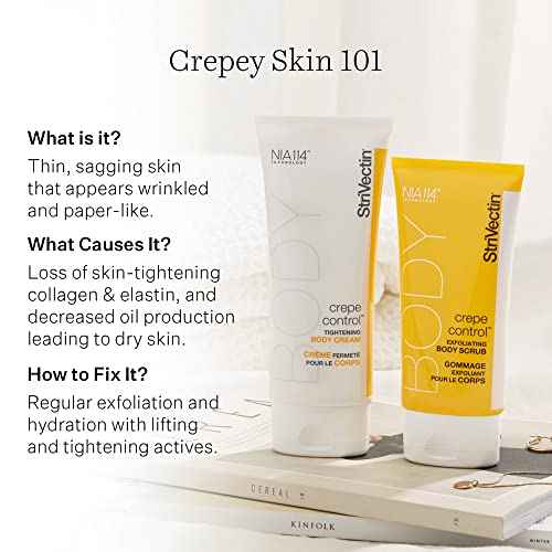 StriVectin Tighten & Lift Crepe Control Body Creams & Treatments, Improving Crepey & Saggy Skin, Hydrating Moisture for your Skin
