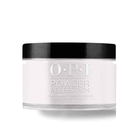 OPI Powder Perfection Alpine Snow | Opaque Soft White Crème Nail Dipping Powder | Classic Collection | 4.25 oz