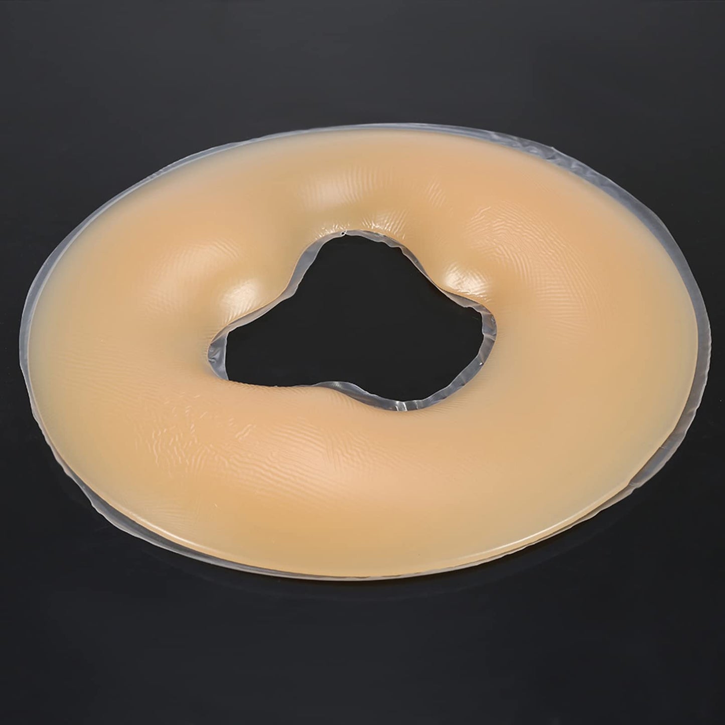 Naroote Face Massage Pillow, Massage Headrest, 4 Colors Silicone Pillow Massager Beauty Skin Care Soft Overlay Face Relax Cushion Pad (Skin Color)