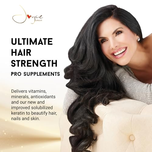 Miracle Elixir Collection Joyce Giraud Hair Strength Supplements 120 Capsules - Supports Hair Growth, Skin & Nails - 1 Pack