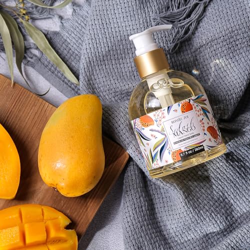 ROMIIE ZOI Liquid Hand Soap with Gift Box - Pure Nature's Embrace - Splash Mango - 260ml/ 8.7 fl.oz