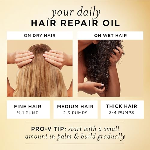 Pantene Miracle Rescue Hair Oil - 2.0 FL Oz Deep Repair Treatment