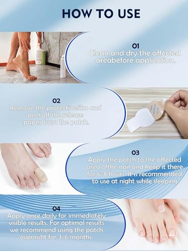 Extra Strength Overnight Nail Repair Patches for Damaged Nails - 48 Pack