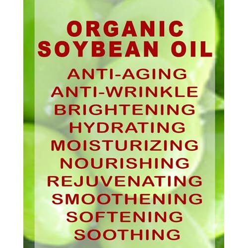 Botanical Beauty Organic SOYBEAN OIL 100% PURE Natural Refined Cold Pressed Carrier Oil for FACE, SKIN, BODY, HAIR, NAILS Skin Moisturizer, Skin Nourishing (1 Fl Oz 30 ml)