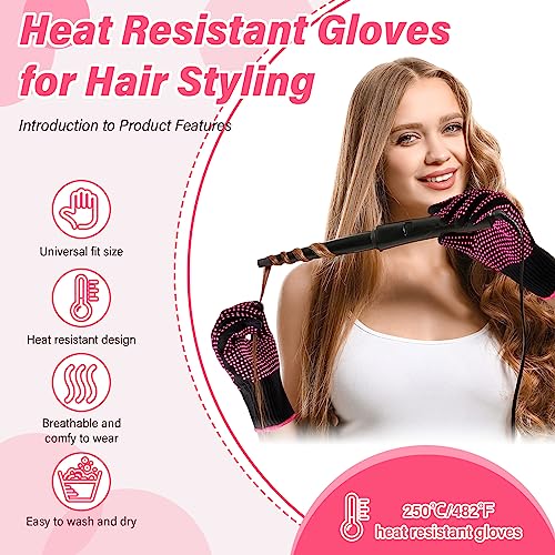 Suhine Heat Resistant Gloves | 10 Pairs Silicone Grip