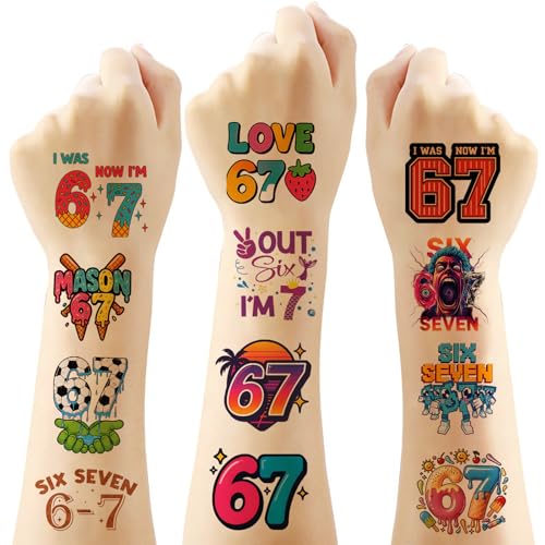 120PCS Temporary Tattoos for Kids, Waterproof Party Favors
