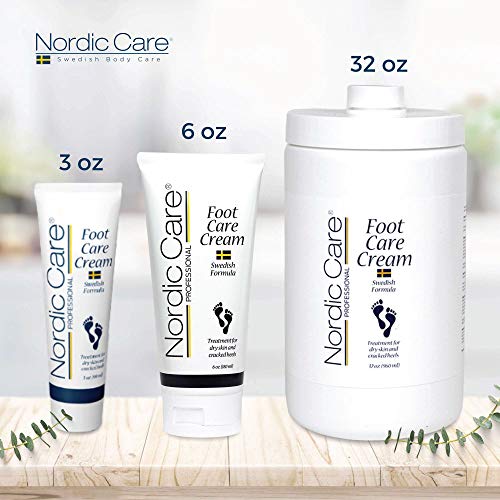 Nordic Care Foot Care Cream Intensive Repair | Urea & Glycerin Repairs Dry Feet & Cracked Heels | Noticeable Results In Days