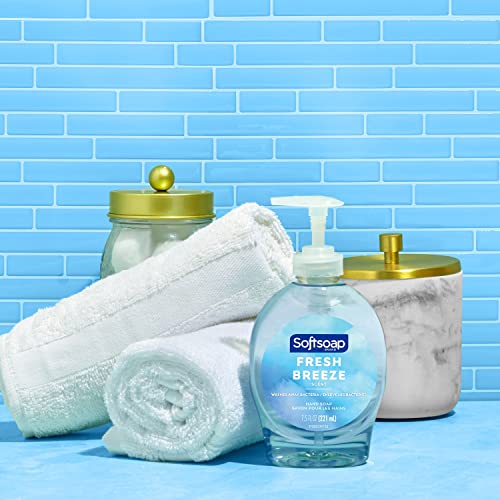 Softsoap Liquid Hand Soap Fresh Breeze (7.5 Fl Oz, Pack of 6) Moisturizing Liquid Hand Soap, Milk and Honey (7.5 Fl Oz, Pack of 6)