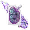 Illusion Purple Holographic Body Glitter Gel, 1.35oz