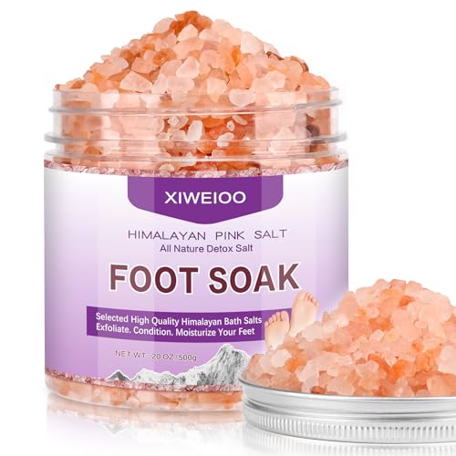 Himalayan Pink Salt Foot Soak Kit - Tea Tree Oil & Epsom Salt Pedicure Set