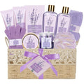 Spa Gifts for Women Bath and Body Lavender Honey Gift Set, Spa Gift Basket for Self Care, Relaxing Bath Sets for Mom, Grandma, Girlfriend, Sister, Spa Kit, Self-Care Set, Gifts for Women