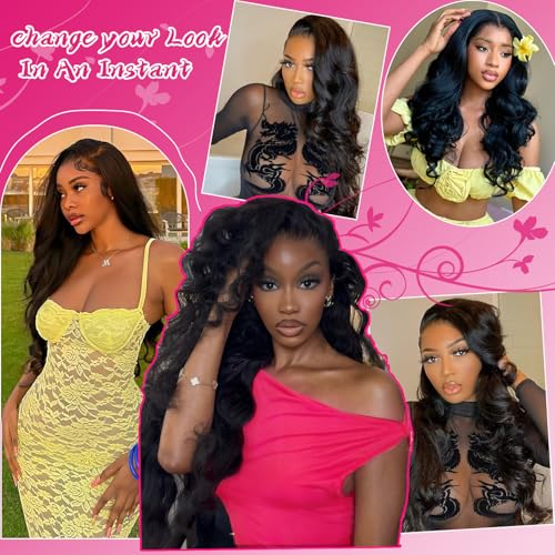 13x6 Lace Front Wig Human Hair 180% Density Body Wave