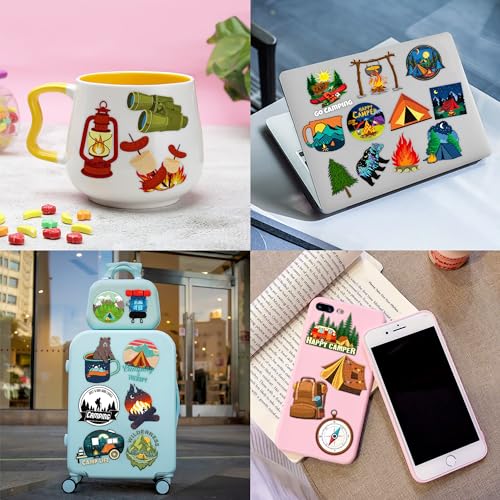 107 PCS Camping Temporary Tattoos for Kids | Party Favors