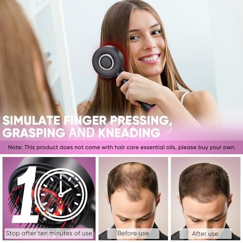 Rechargeable 3-in-1 Scalp Massager & Hair Growth Oil Applicator MPADQ