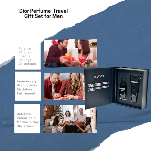 Dior Sauvage Men's Mini Fragrance Gift Set - EDP & Shower Gel Duo