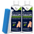 Extra Strength Callus Remover Gel with Pumice Stone - 8 oz 2 Pack