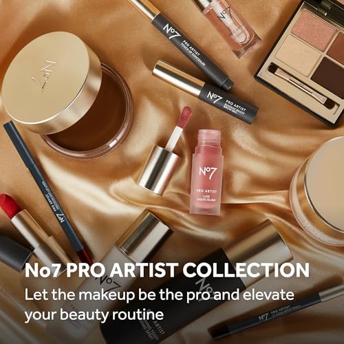 No7 Pro Artist Loose Setting Powder - Soft-Focus Translucent Powder to Help Blur Imperfections & Absorb Oil - Creates a Sheer Veil on the Skin and Helps Makeup Last - Translucent (0.95 oz)