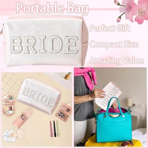 Bridal Emergency Kit with Makeup Bag - Wedding Day Survival Set for Bride