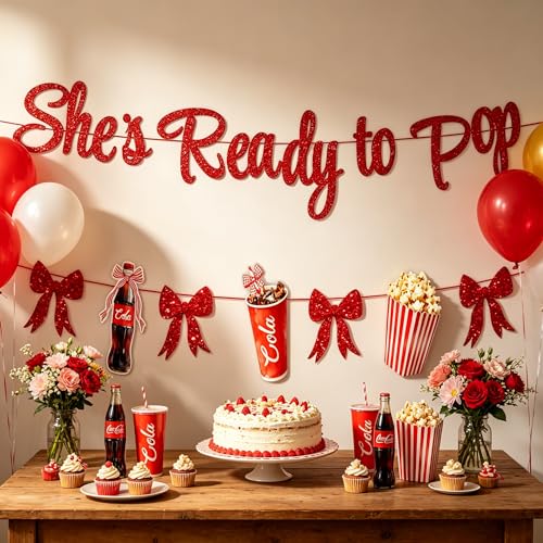 She's Ready to Pop Banner - Retro Soda Shower Decor