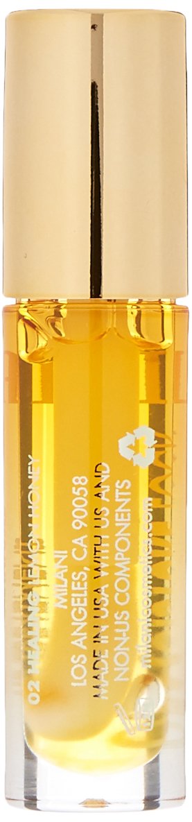 Milani Moisture Lock Oil Infused Lip Treatment, Healing Lemon Honey, 0.10 Ounce