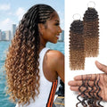 LUVME Deep Wave Crochet Human Hair 22 Inch 100g