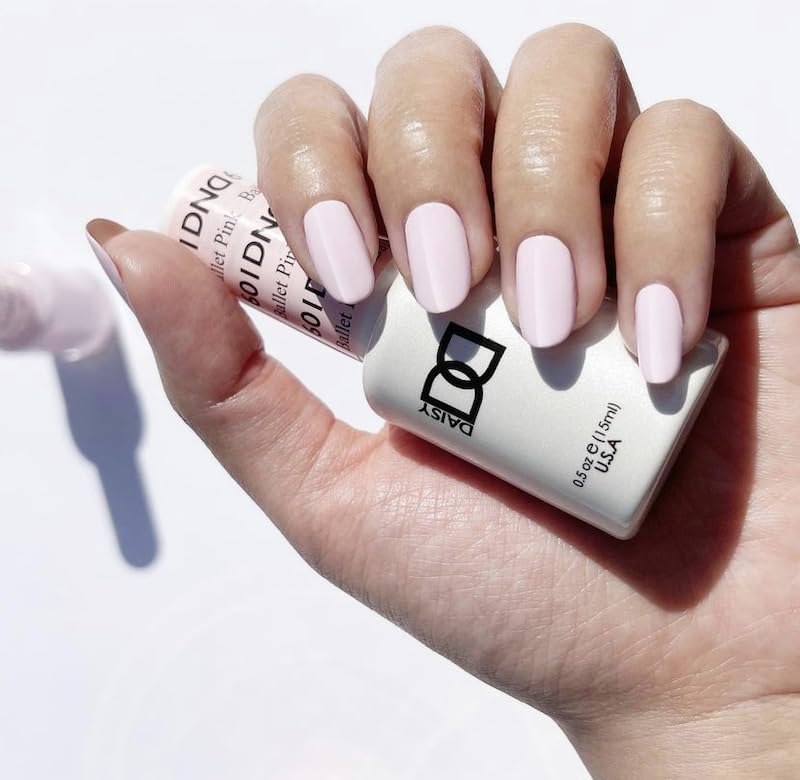 Daisy DND Gel Nail Polish & Lacquer Duo Set - Ballet Pink #601 (0.5 oz)