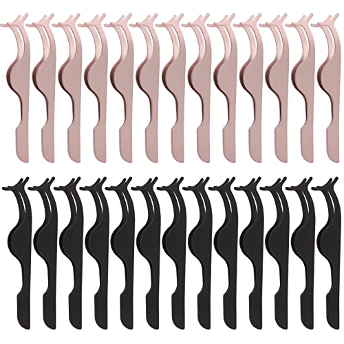 26-Piece False Eyelash Applicator Tool Set - Stainless Steel