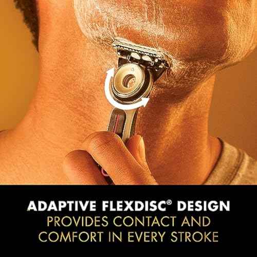 Gillette Heated Razor for Men, Starter Shave Kit by GilletteLabs, 1 Handle, 2 Razor Blade Refills, 1 Charging Dock